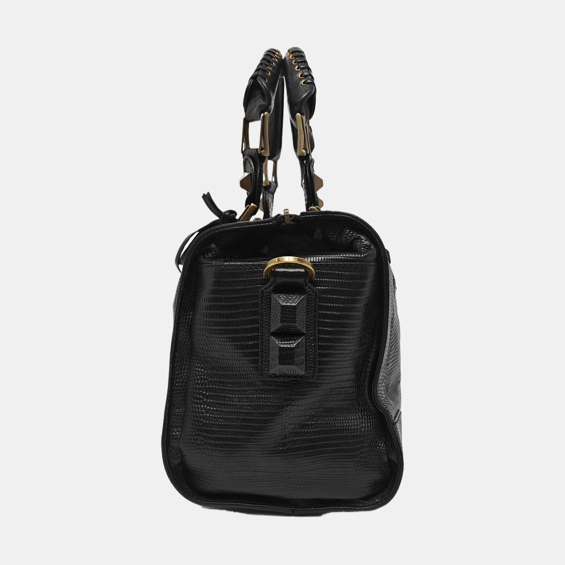 Calfskin Shoulder Bag Black