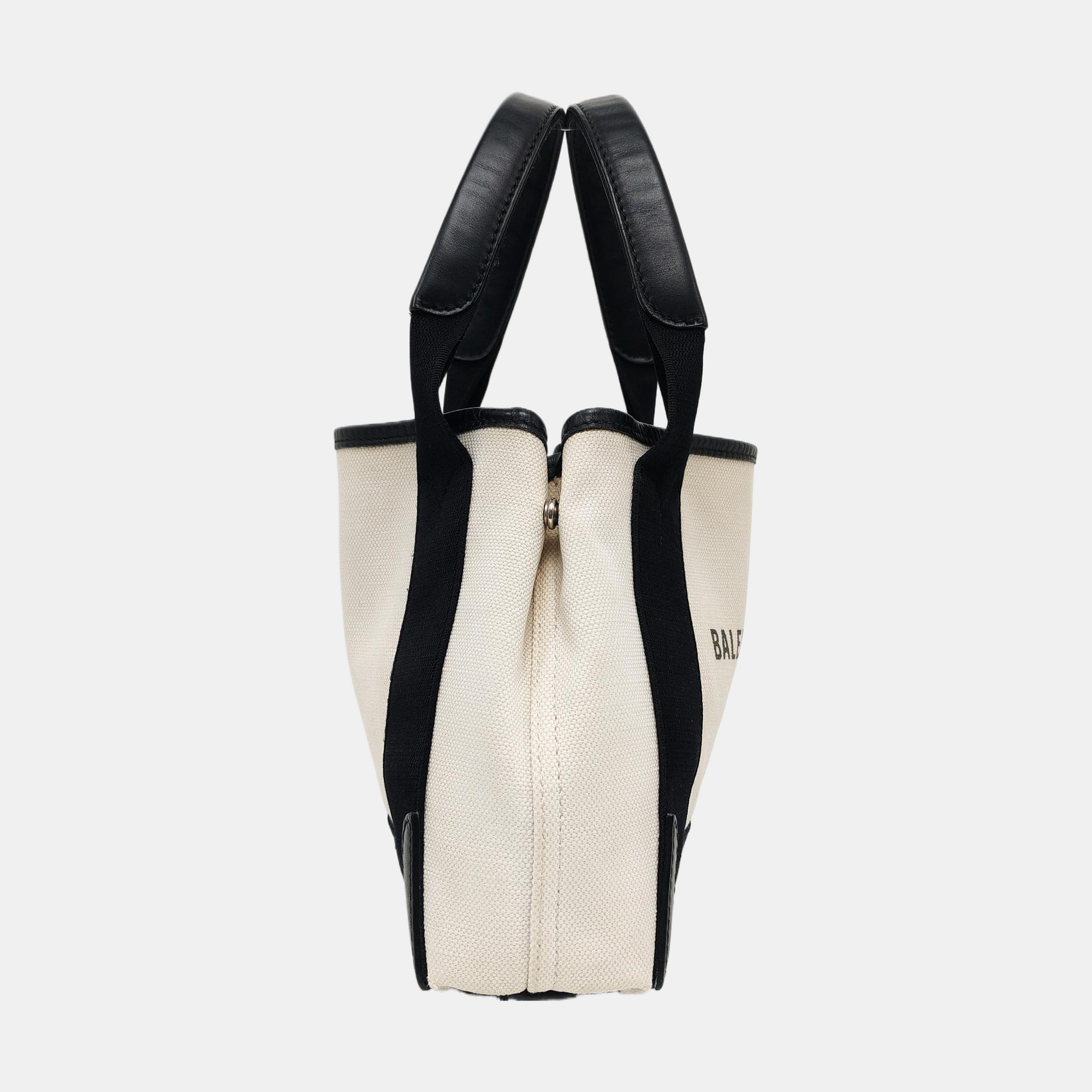 Navy Mini Canvas White