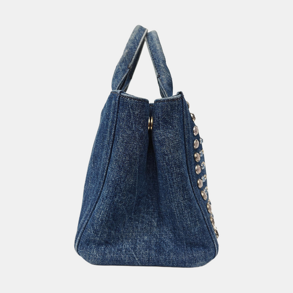 Denim Tote Bag Blue