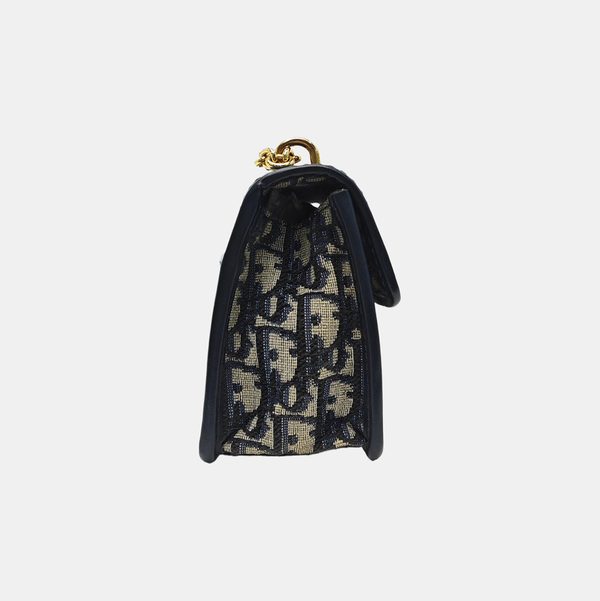 30 Montaigne East-West Oblique Canvas Blue