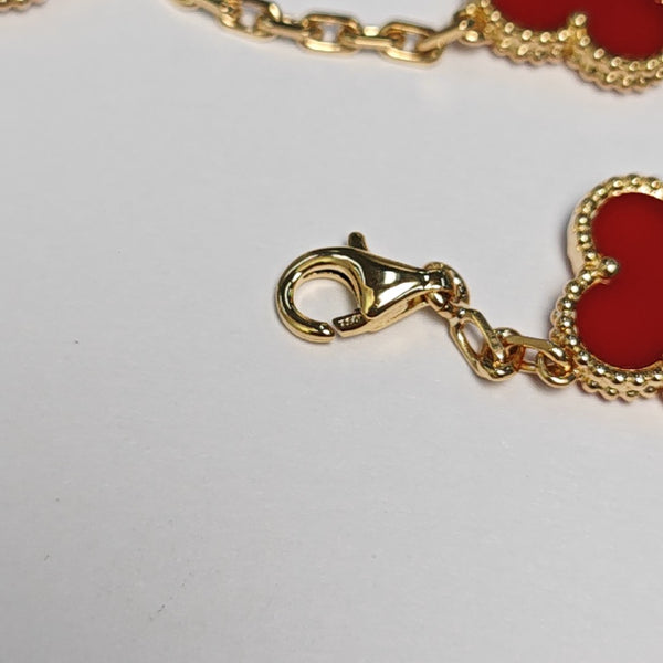 Vintage Alhambra 18k Gold Bracelet