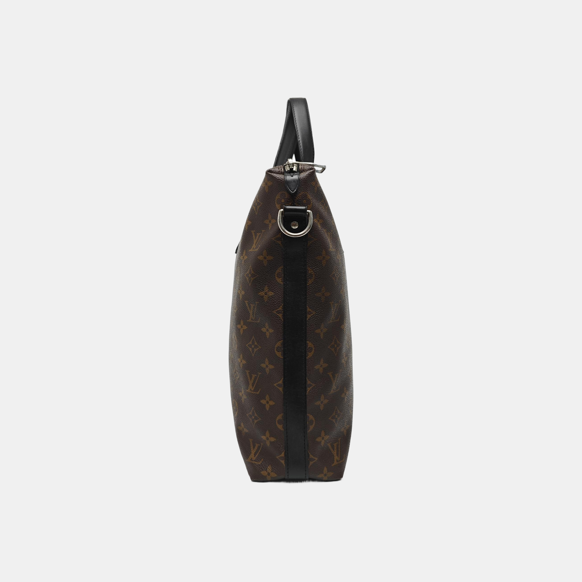 KITAN Monogram Coated Canvas Brown
