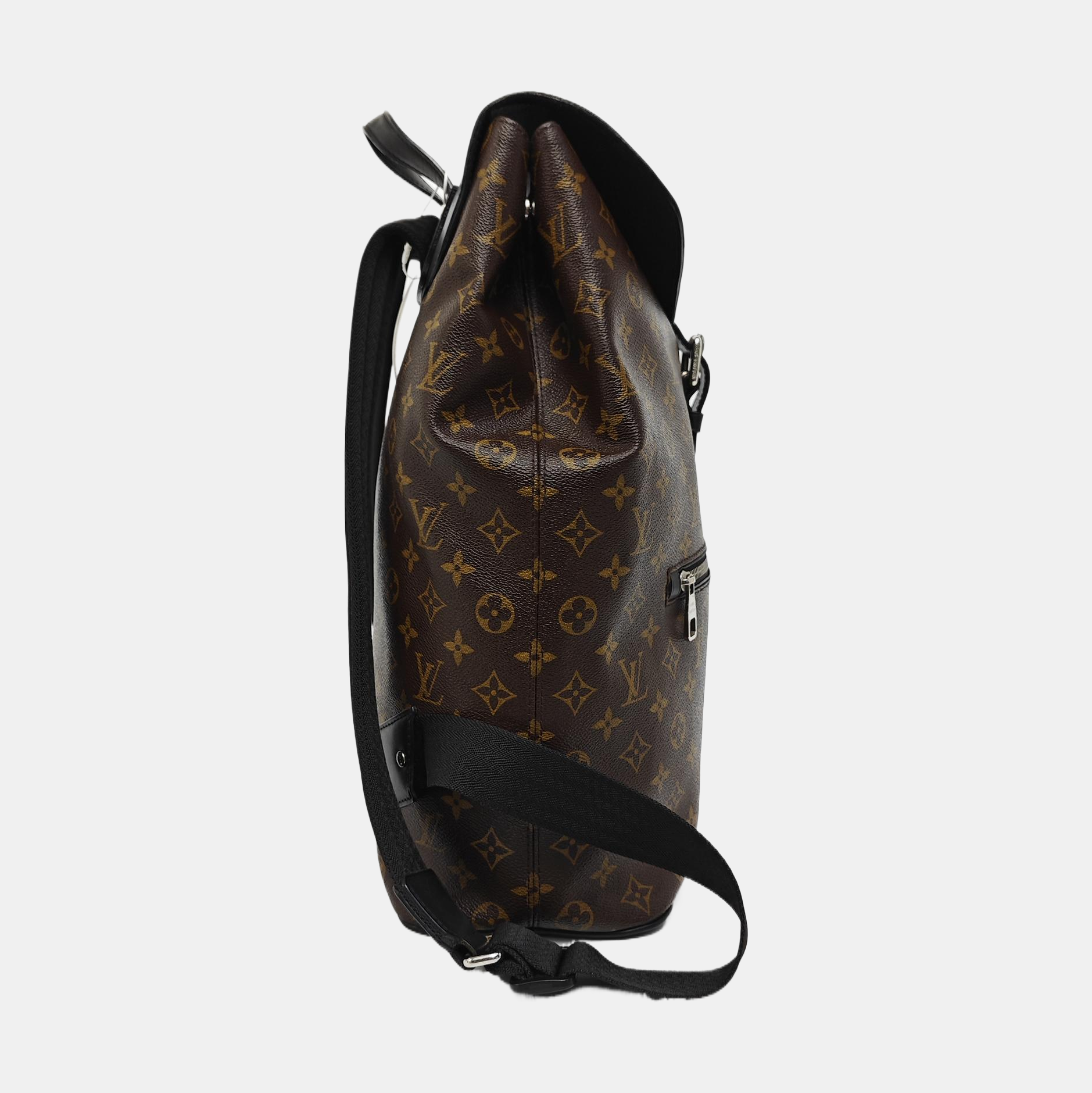 PALK Monogram Coated Canvas Brown