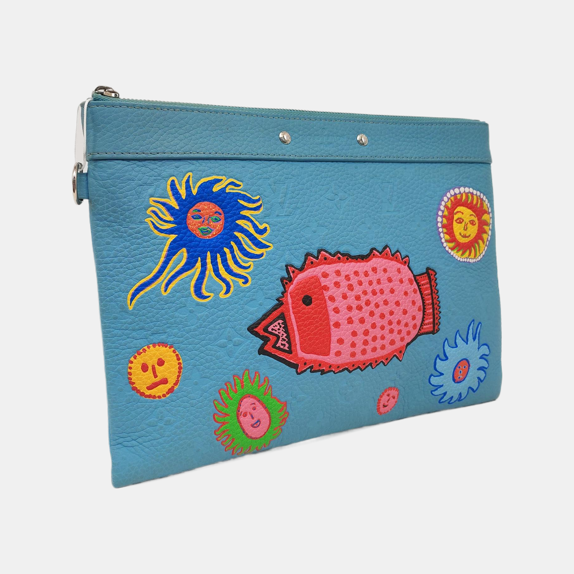 Monogram Calfskin Blue