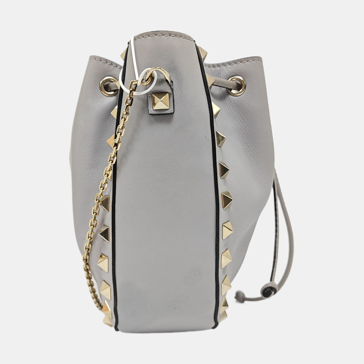 Calfskin Shoulder Bag Gray