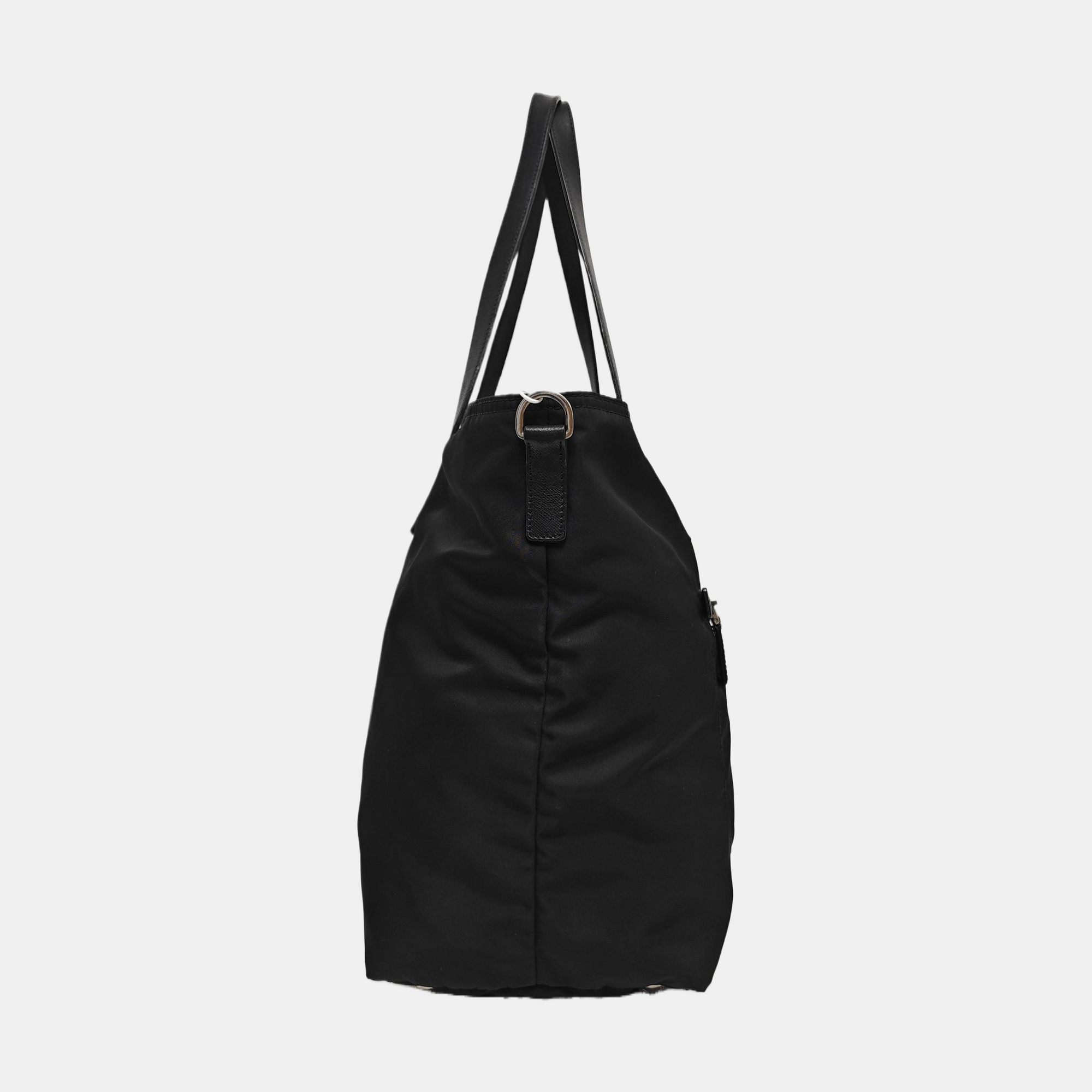 Nylon Tote Bag Black