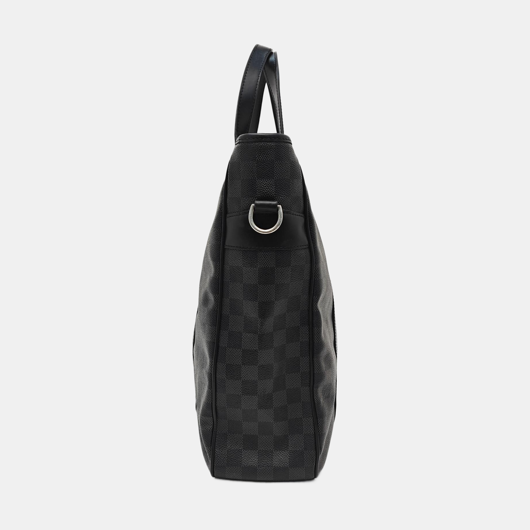 TADAO MM Damier Graphite Coated Canvas Gray