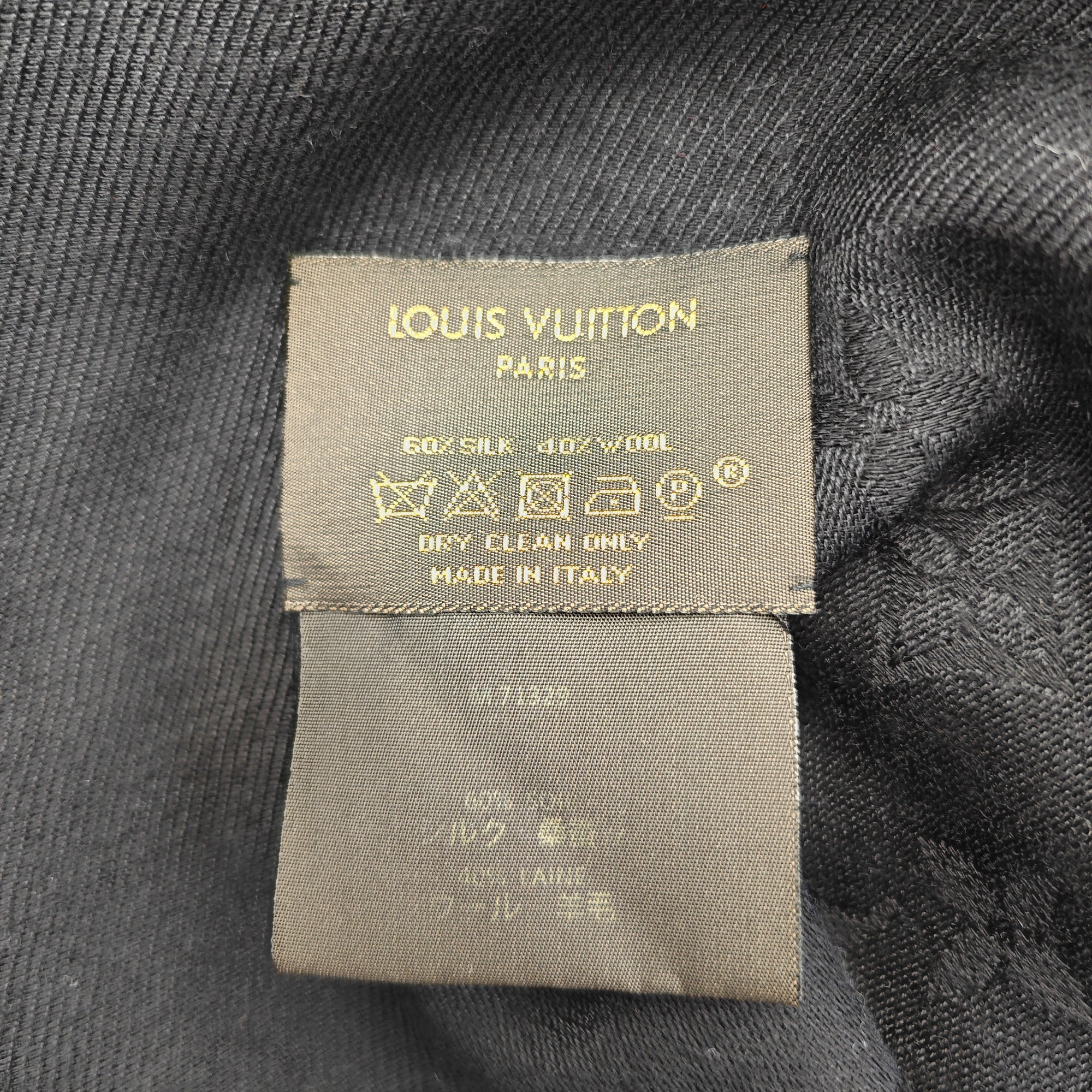 Mulberry Silk Scarf Black