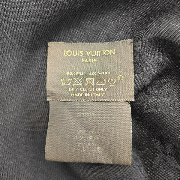 Mulberry Silk Scarf Black