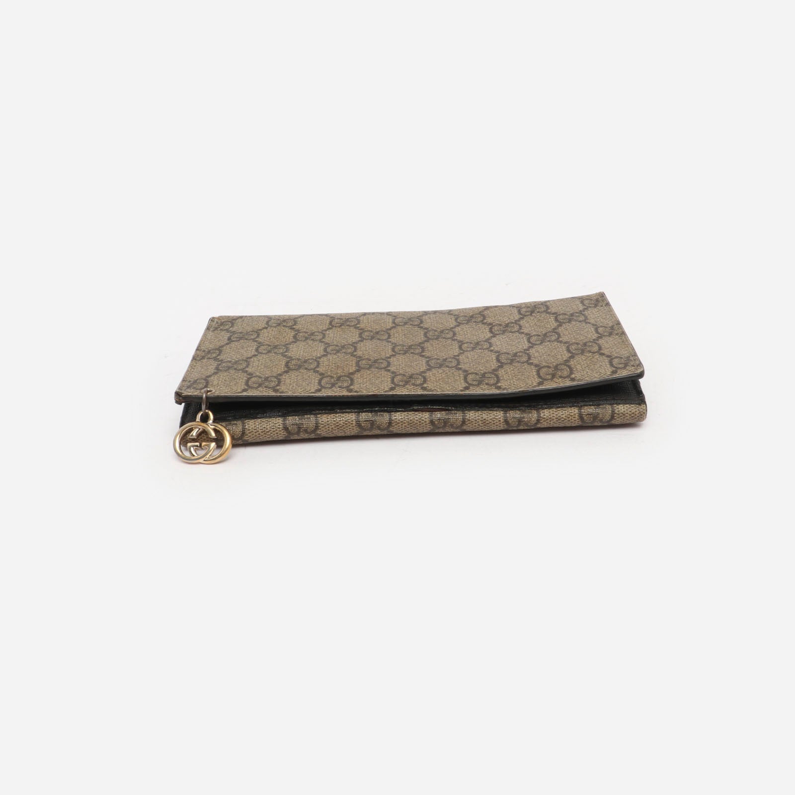 Monogram Coated Canvas Wallet Beige