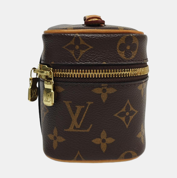 NICE Super Mini Monogram Coated Canvas Brown