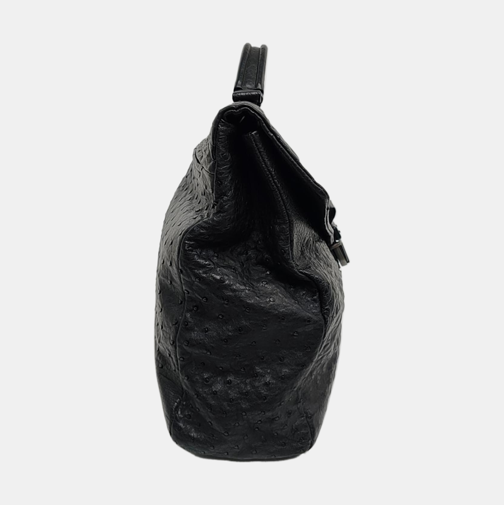 Capri Ostrich Black