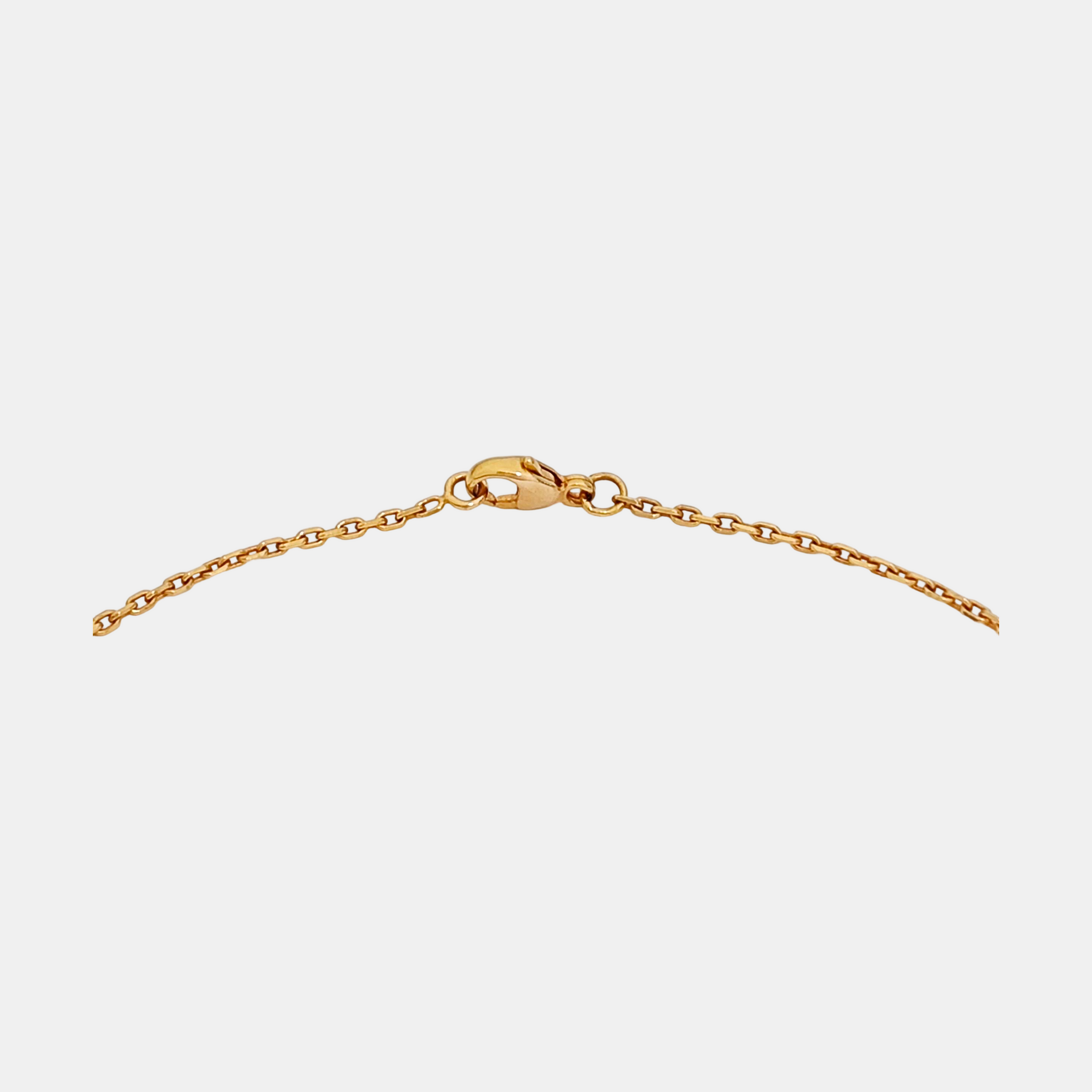 Pop H Metal Rose Gold Necklace