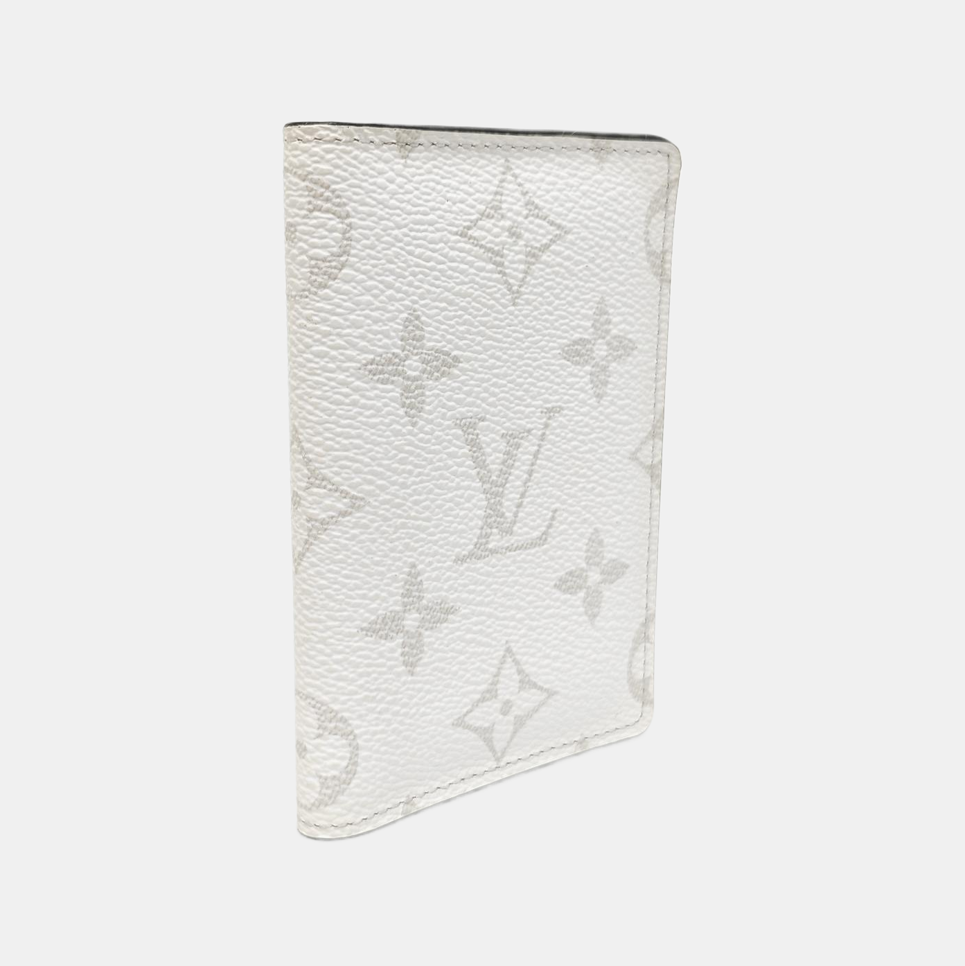 Monogram Coated Canvas Card Holder White