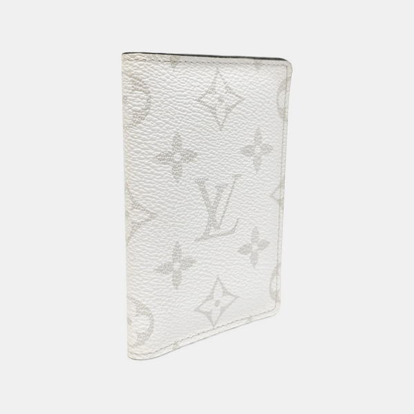 Monogram Coated Canvas Card Holder White