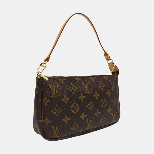 ACCESSOIRES Monogram Coated Canvas Brown