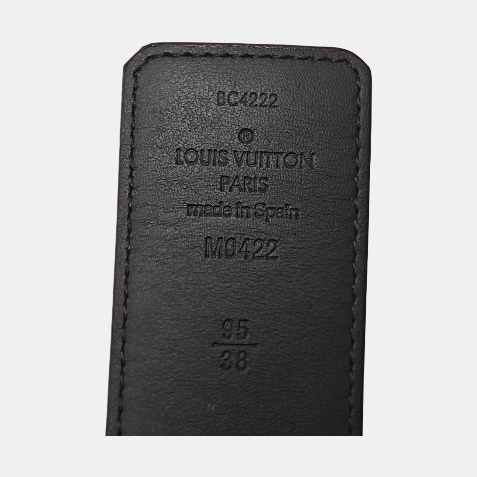Coated Canvas Belt Brown