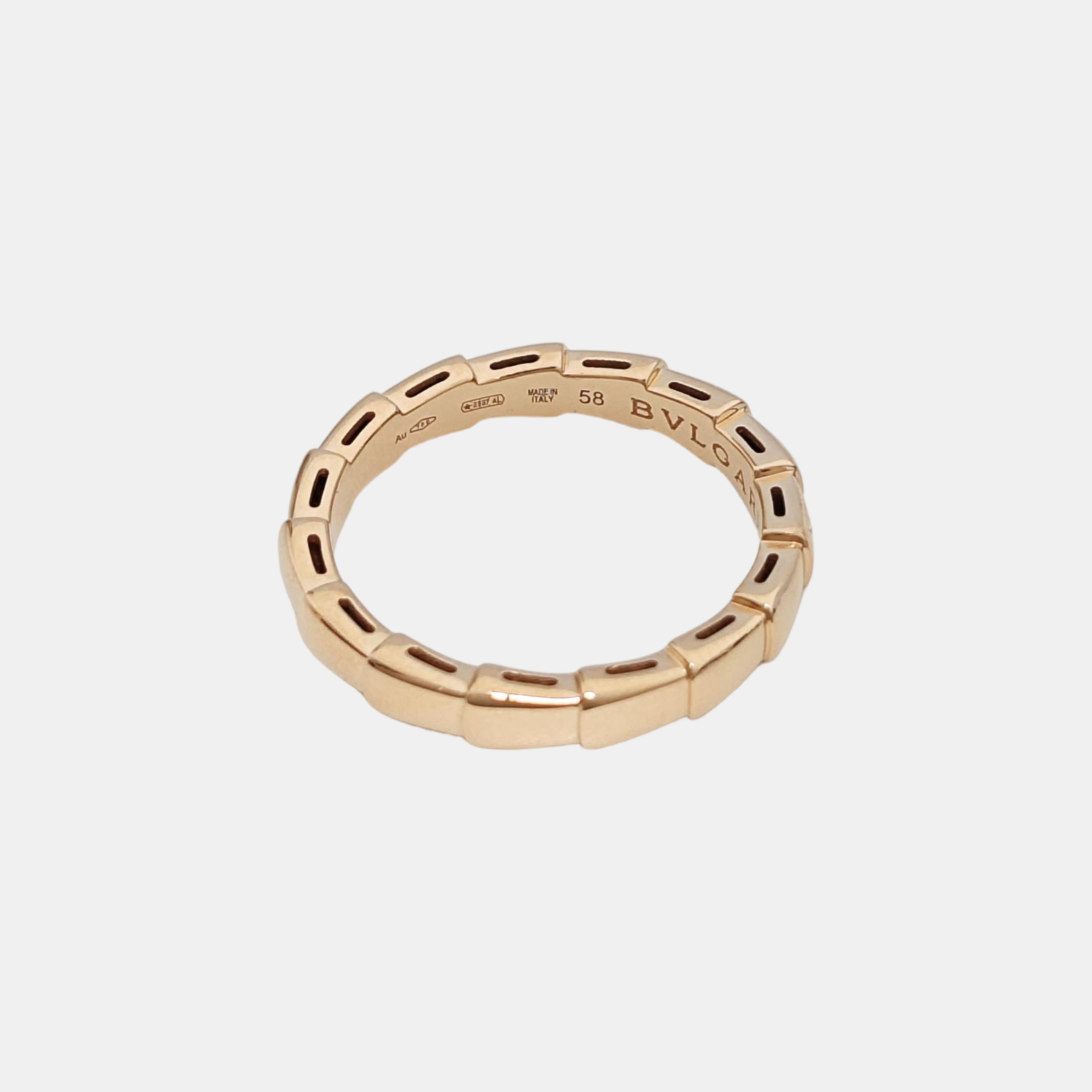 SERPENTI 18k Rose Gold Ring EU 58