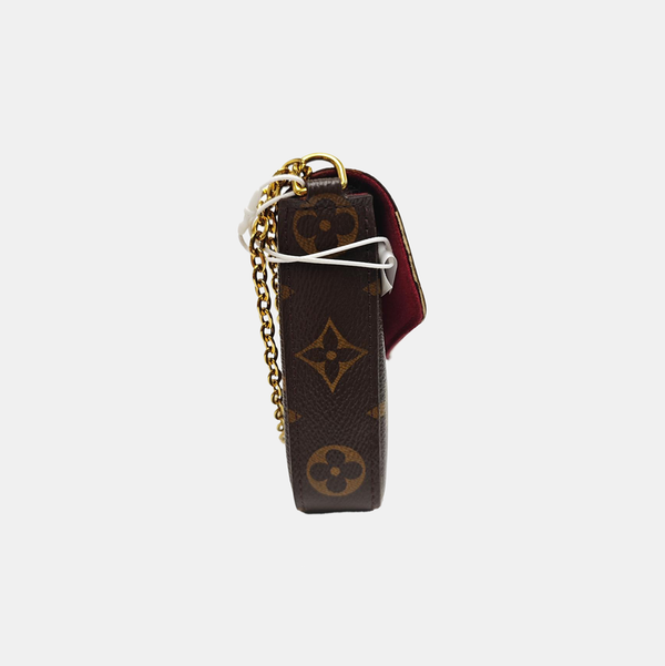 FÉLICIE Monogram Coated Canvas Brown