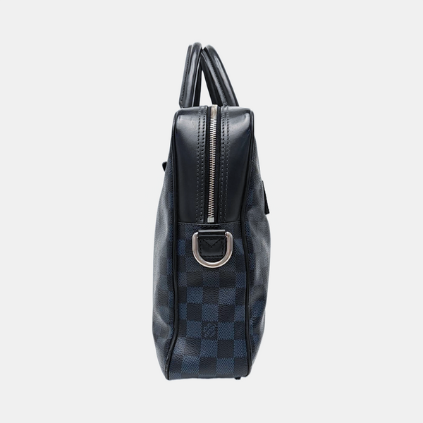 PORTE-DOCUMENTS Damier Coated Canvas Blue