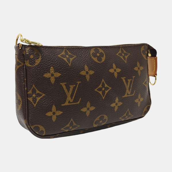ACCESSOIRES MM Monogram Coated Canvas Brown