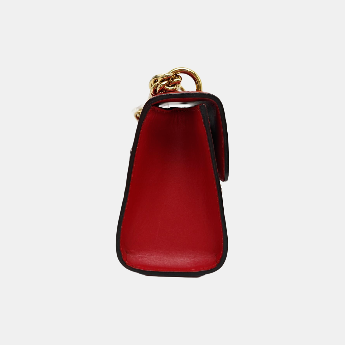 Padlock Small Monogram Calfskin Red