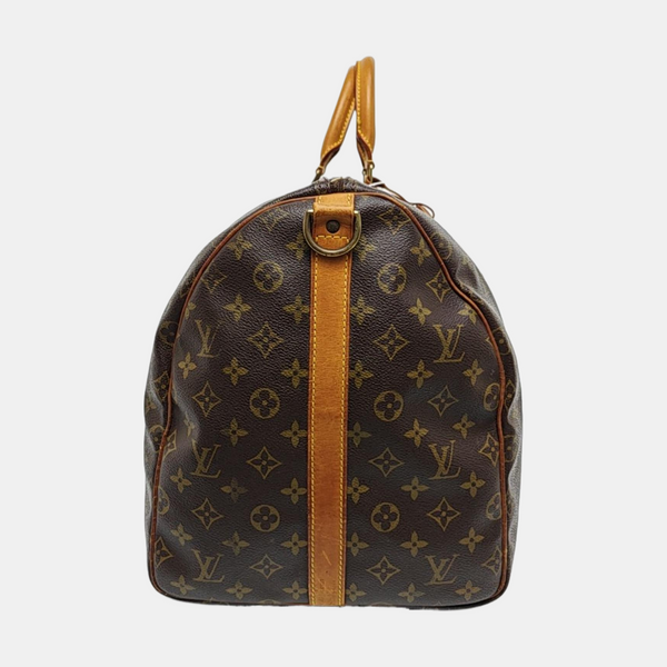 SAC SOUPLE 55 Monogram Coated Canvas Brown
