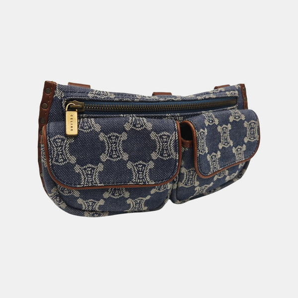 Canvas Belt Bag Blue