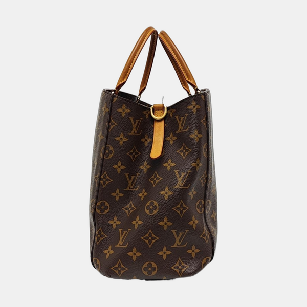 MONTAIGNE GM Monogram Coated Canvas Brown