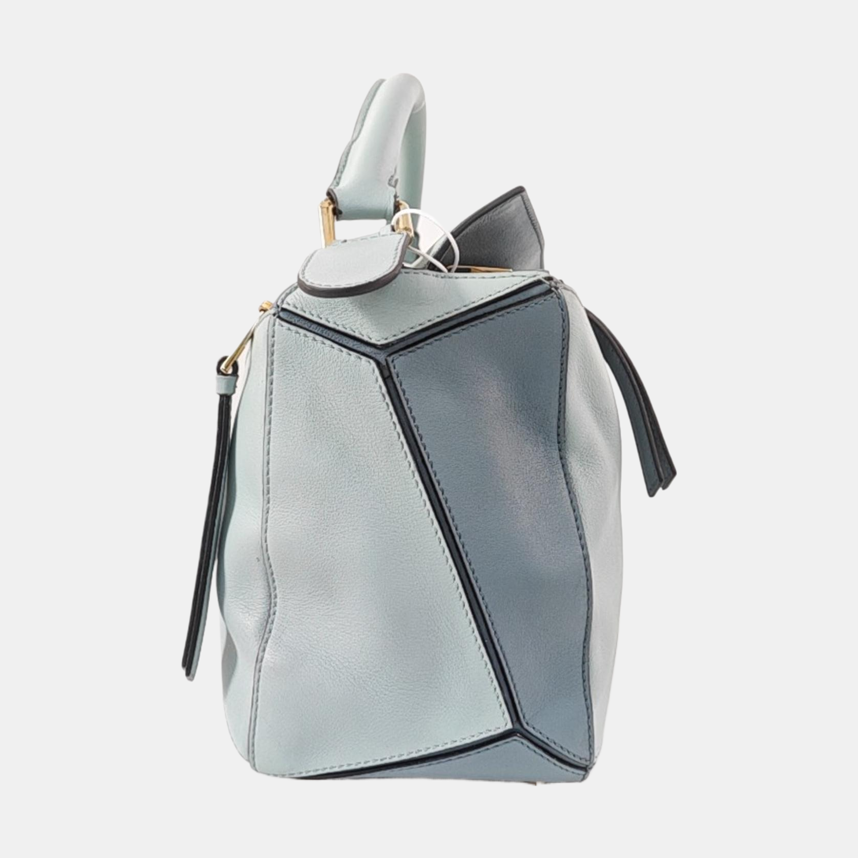Authenticated pre-owned  Puzzle Medium Calfskin Blue - Shoulder Bag at Looply