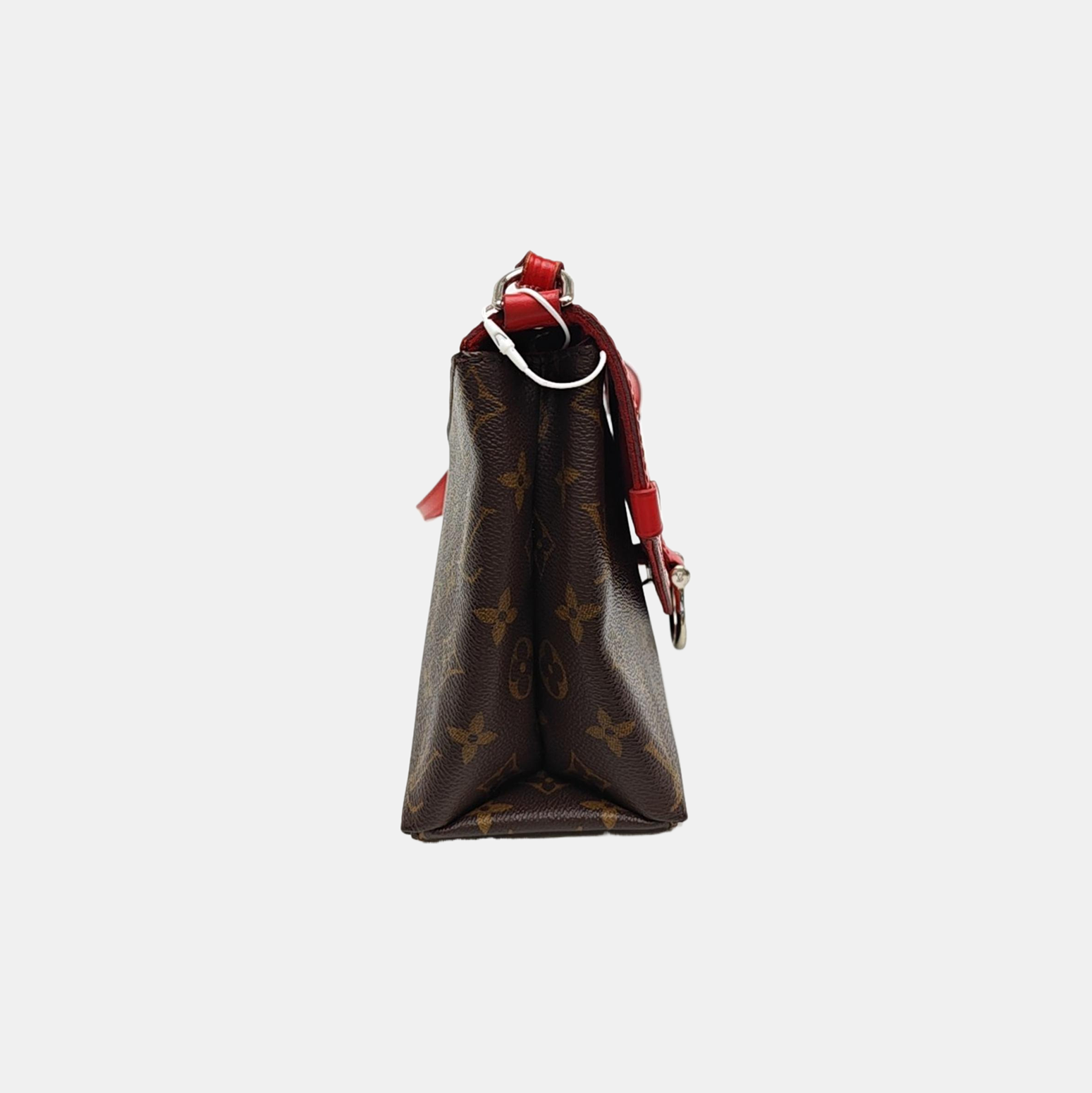 SAINT MICHEL Monogram Coated Canvas Brown