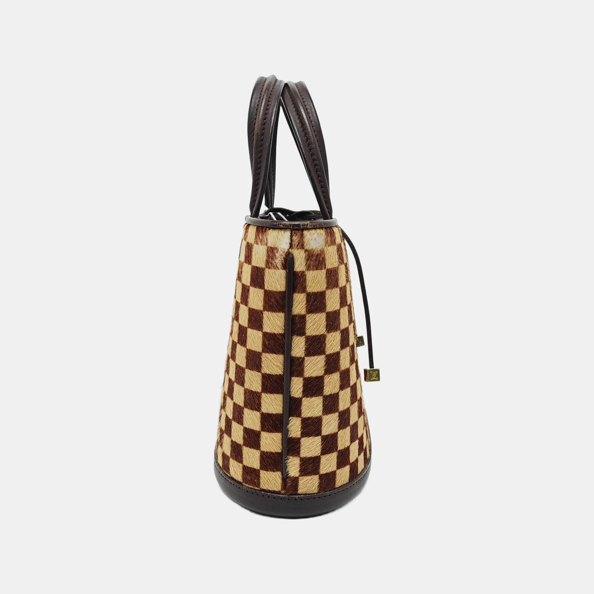 IMPALA Damier Ebene Horsehair Brown