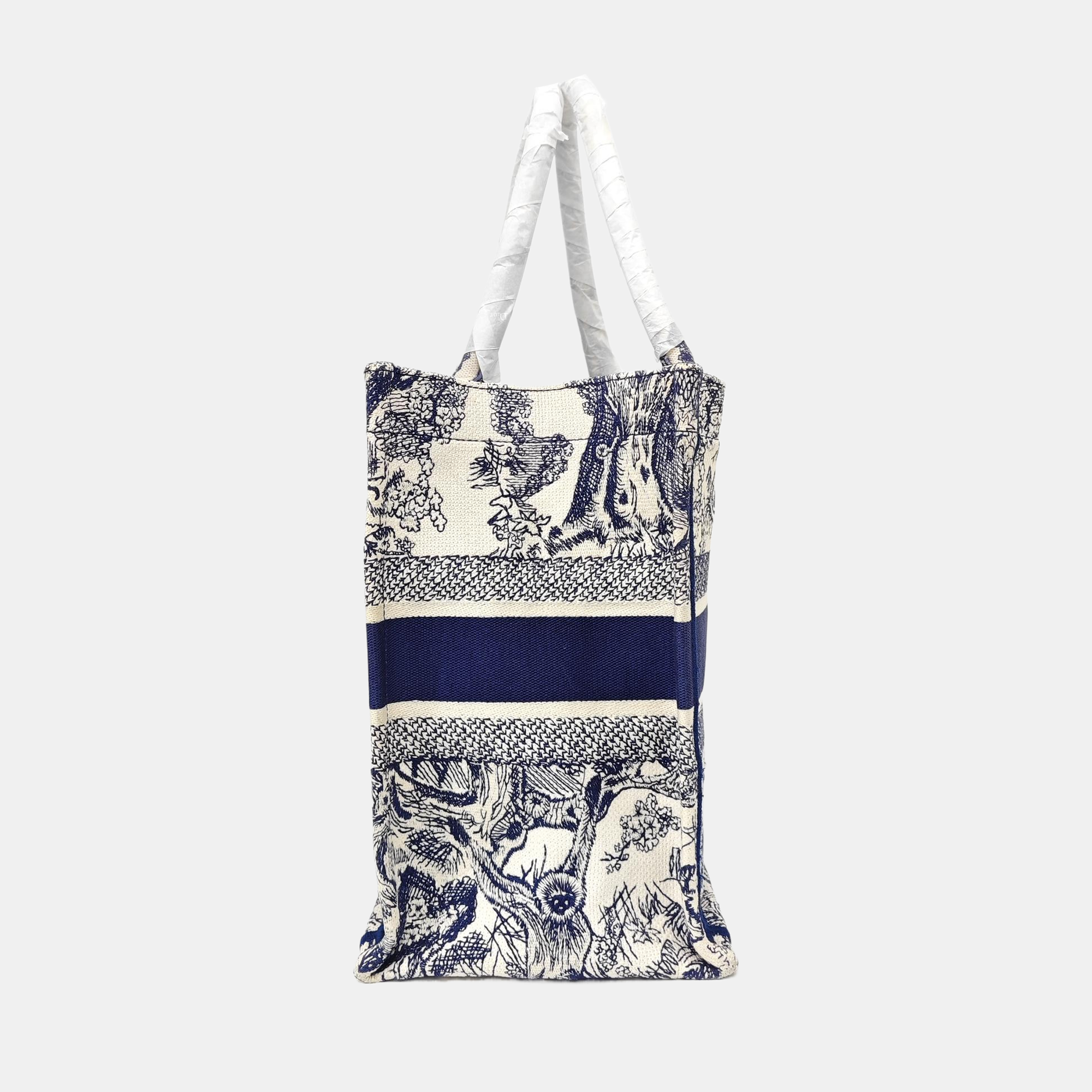Book Tote Medium Canvas Blue