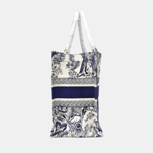 Book Tote Medium Canvas Blue