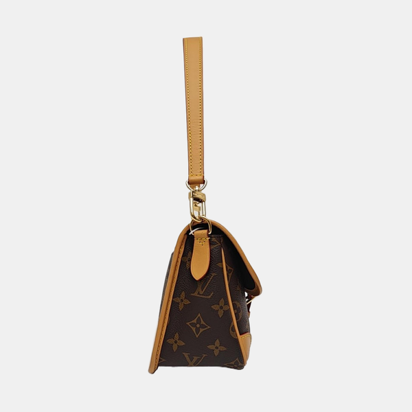 DIANE Monogram Coated Canvas Brown