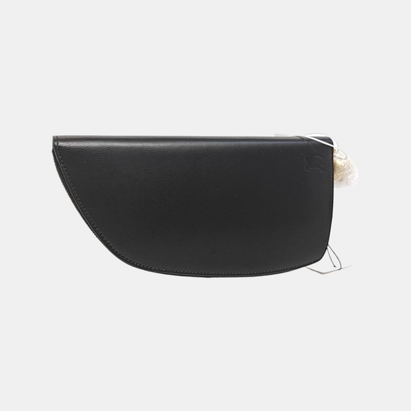 SHIELD Large Lambskin Black Wallet