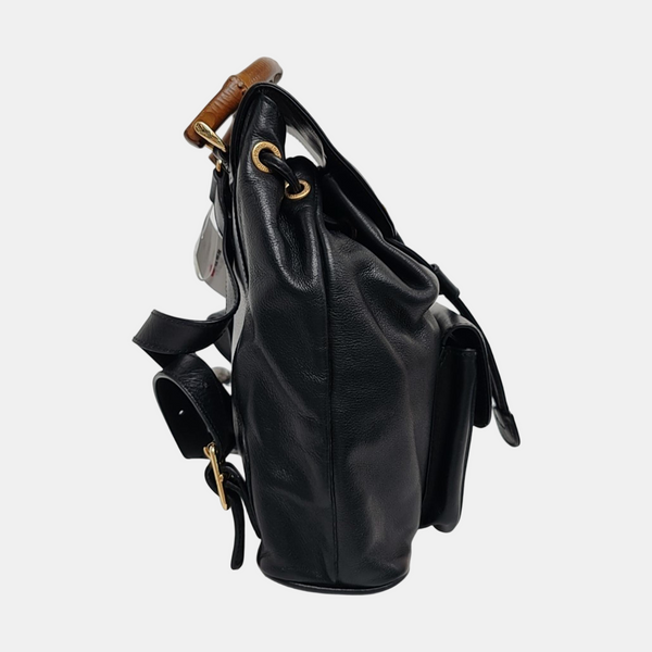 Authenticated pre-owned  Bamboo 1947 Calfskin Black - Backpack at Looply