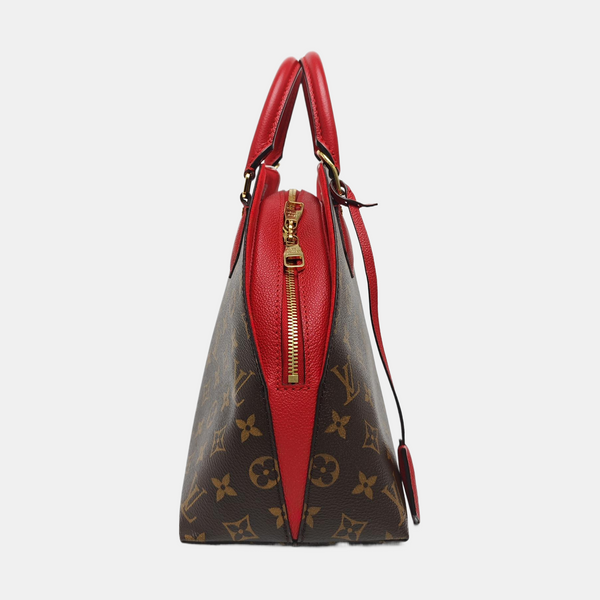 ALMA BNB MM Monogram Coated Canvas Brown