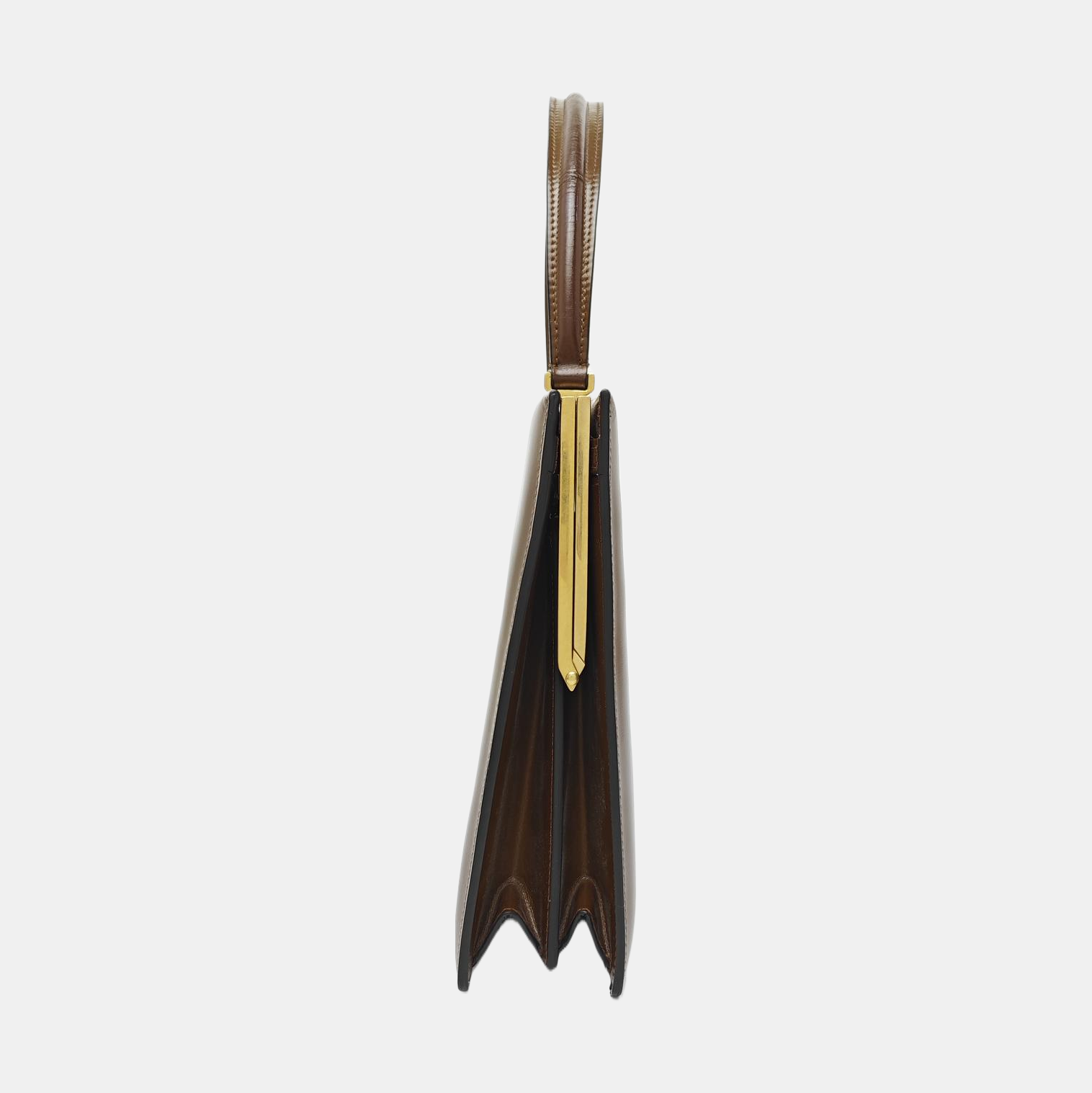 CLASP Medium Calfskin Brown