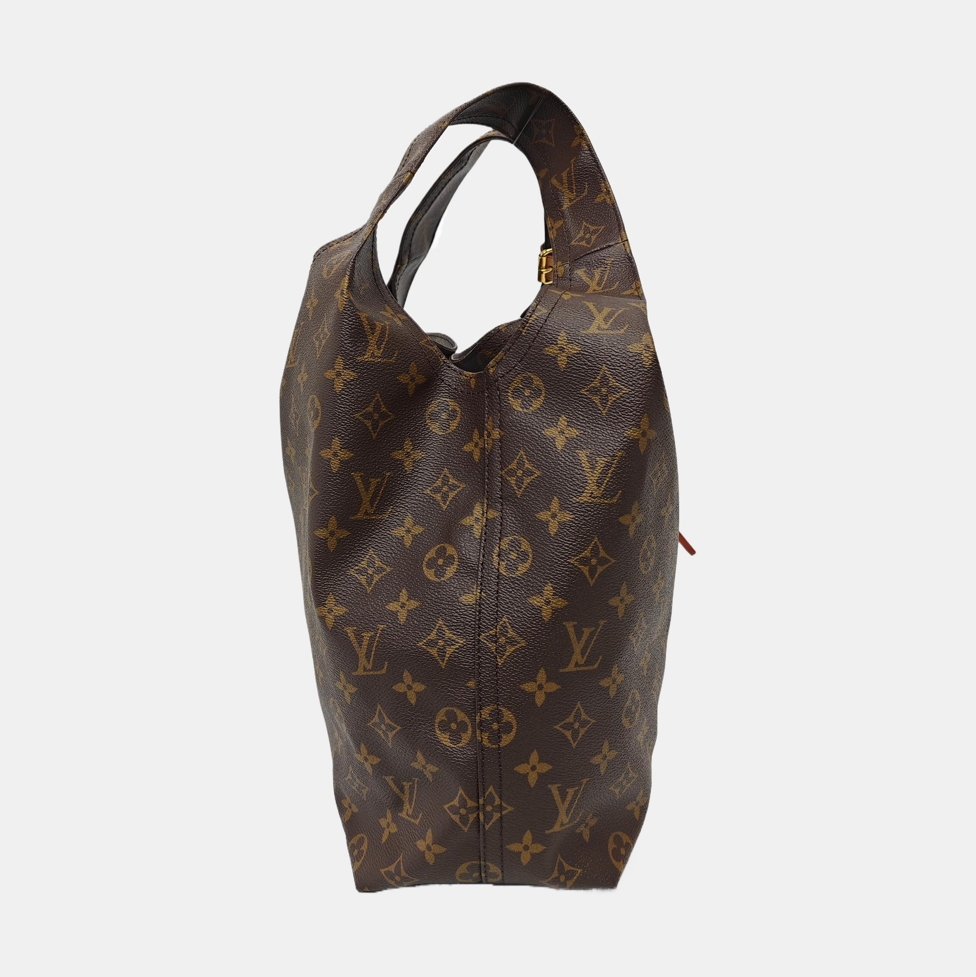 ATLANTIS Monogram Coated Canvas Brown