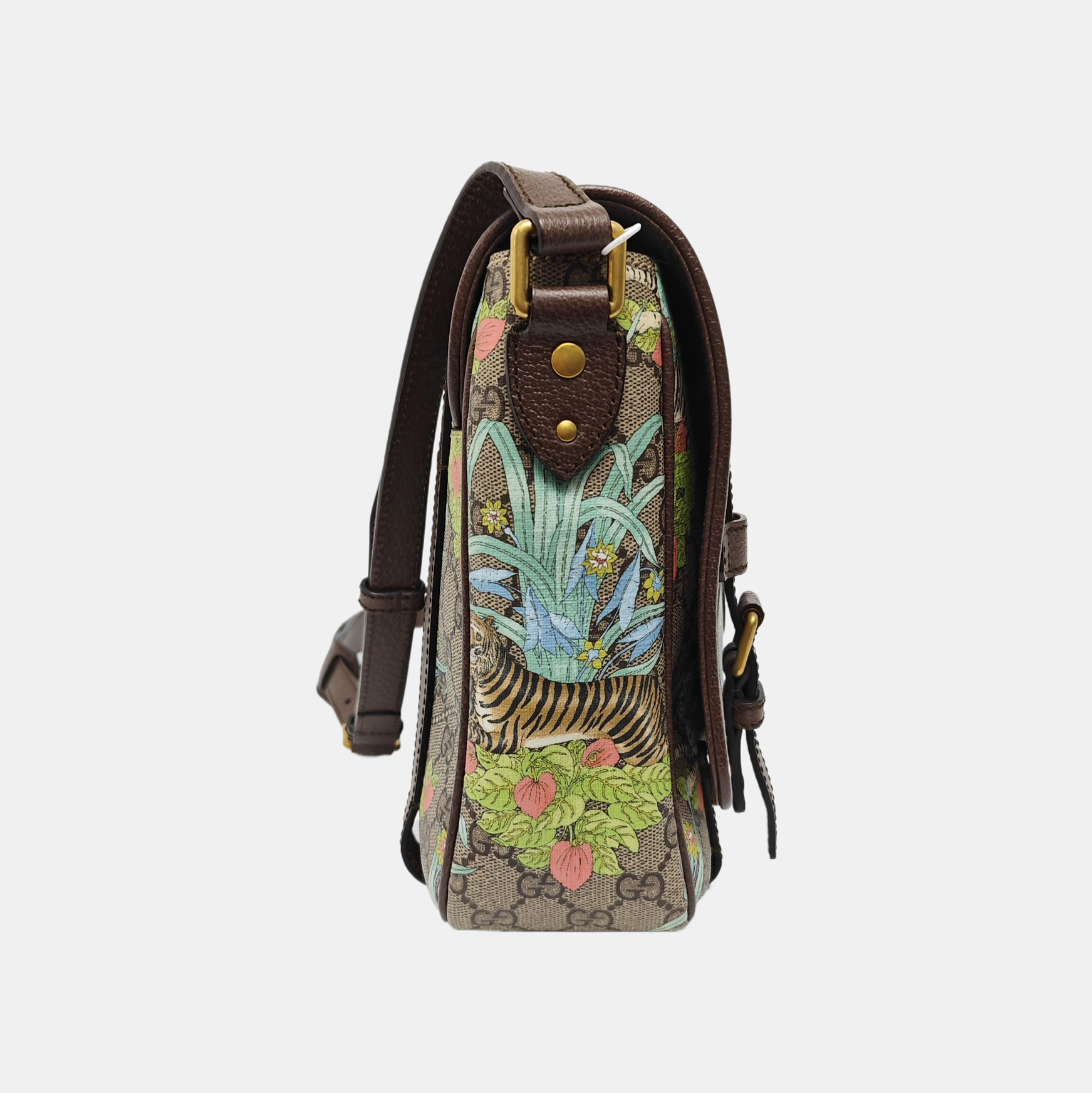 Monogram Coated Canvas Shoulder Bag Beige