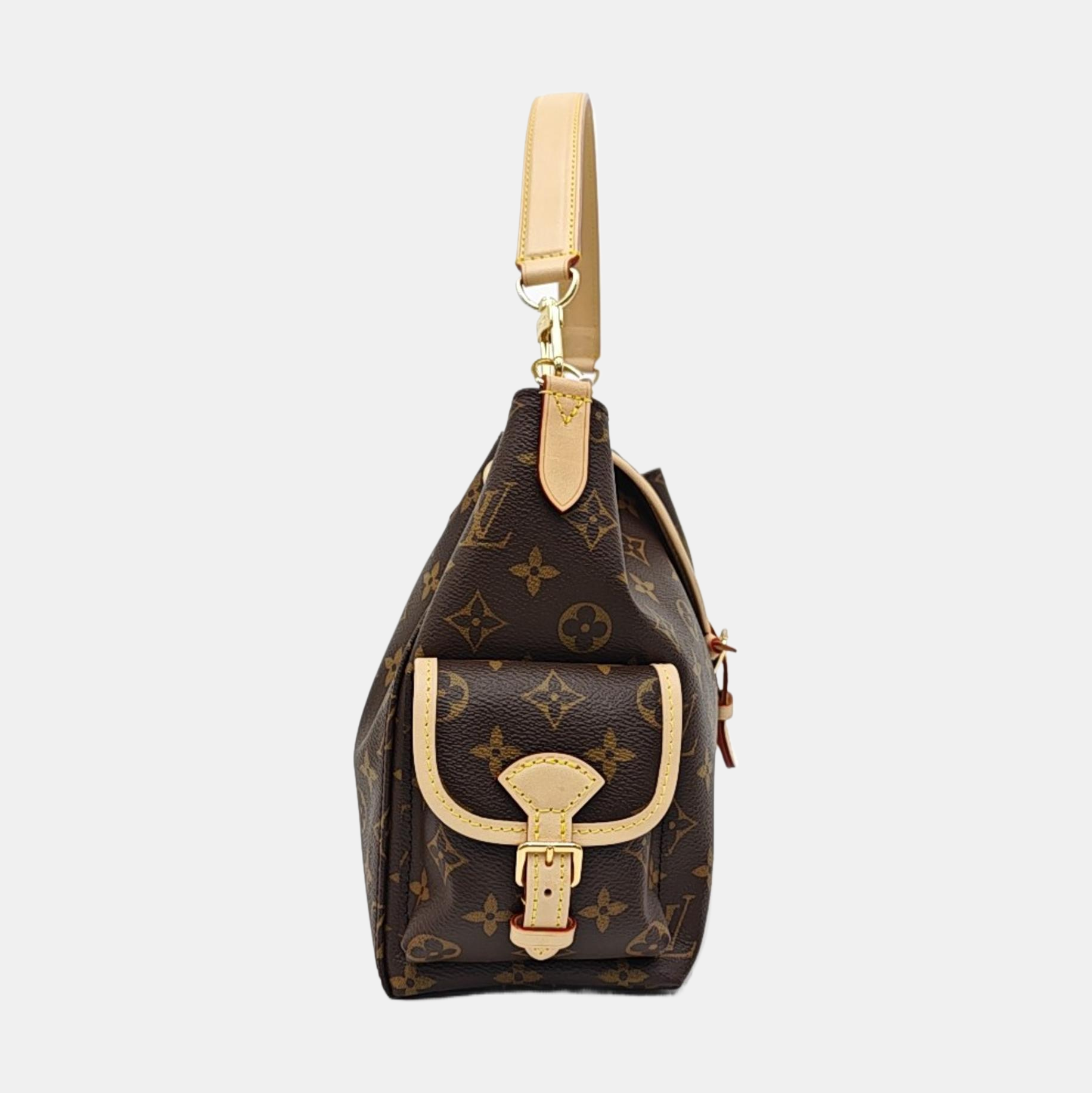 ODYSSEE MM Monogram Coated Canvas Brown