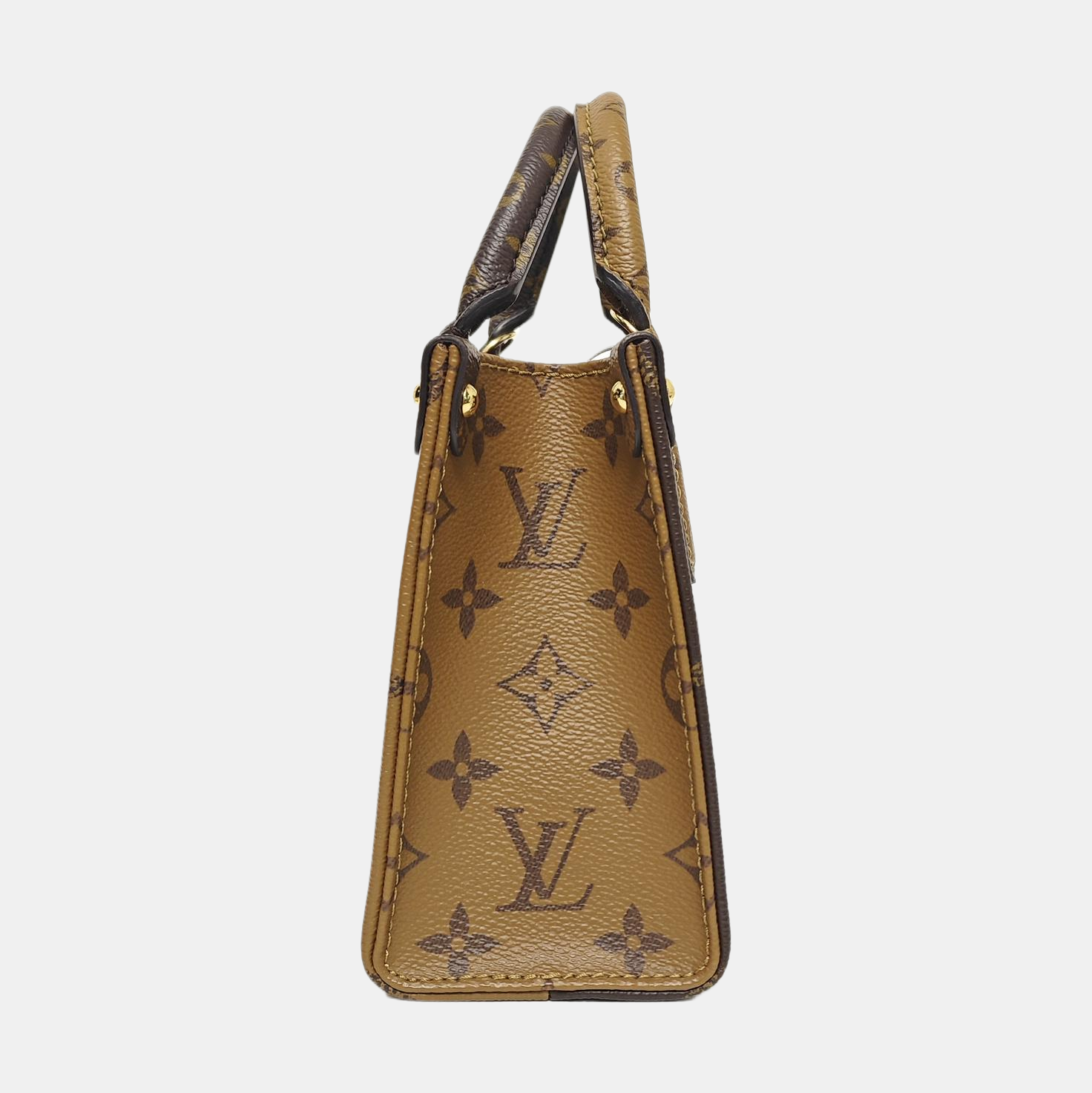 ONTHEGO BB Monogram Coated Canvas Brown
