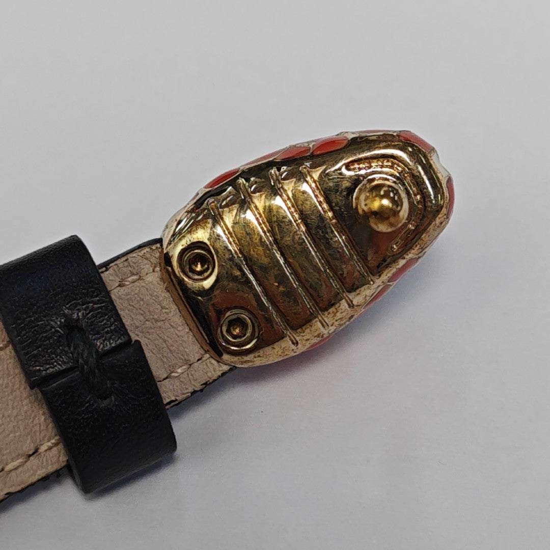 SERPENTI Brass Black Bracelet