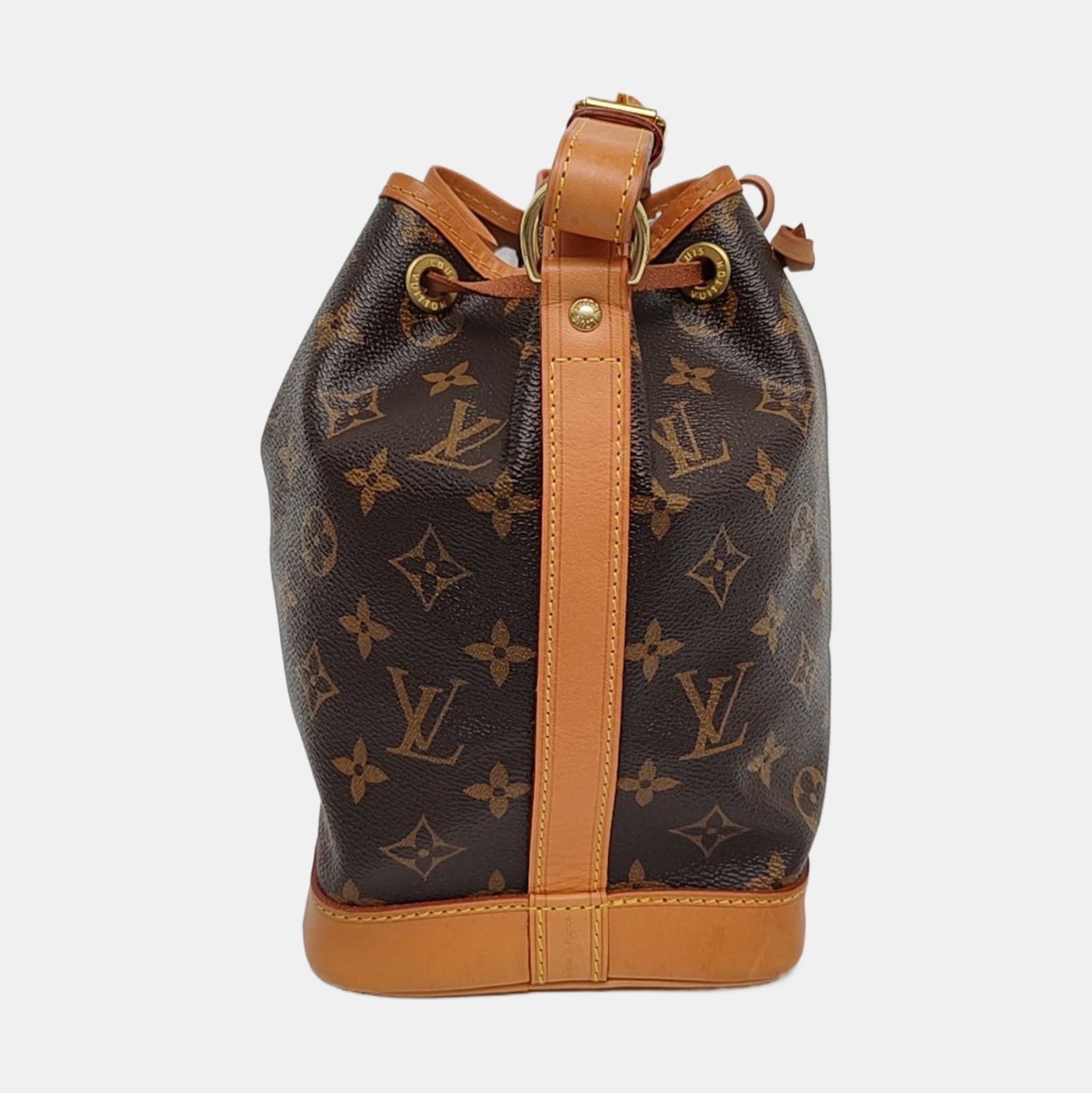 NOÉ BB Monogram Coated Canvas Brown