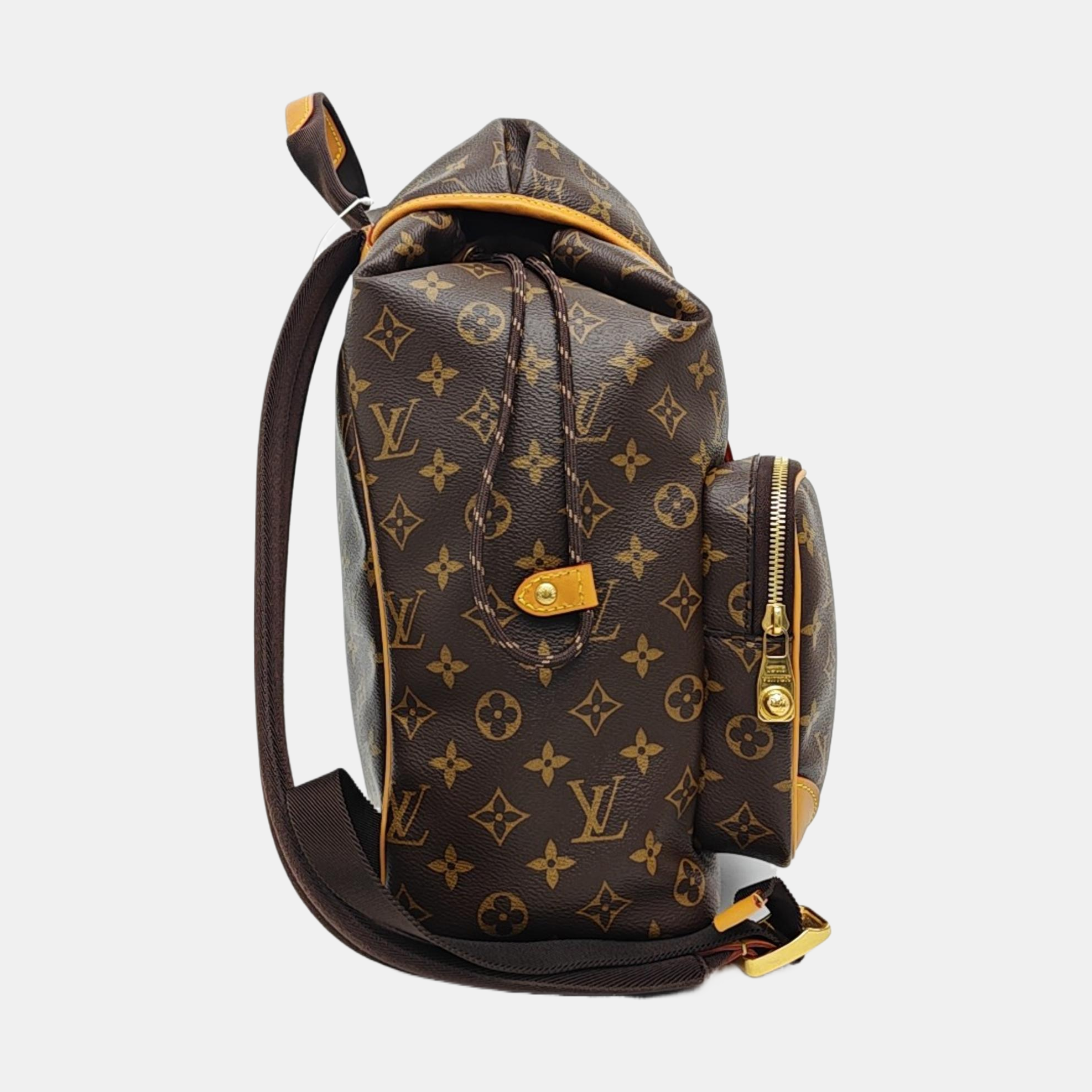 MONTSOURIS CARGO Monogram Coated Canvas Brown