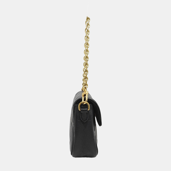 IVY Monogram Calfskin Black