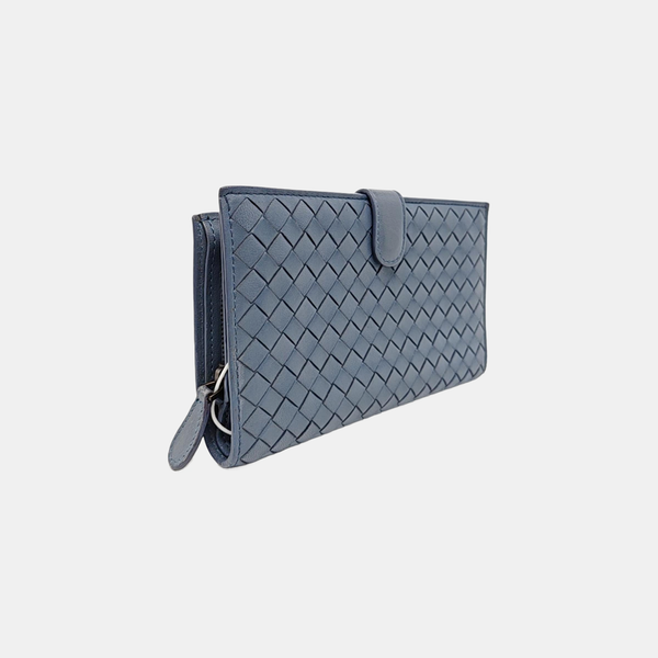 Lambskin Wallet Blue