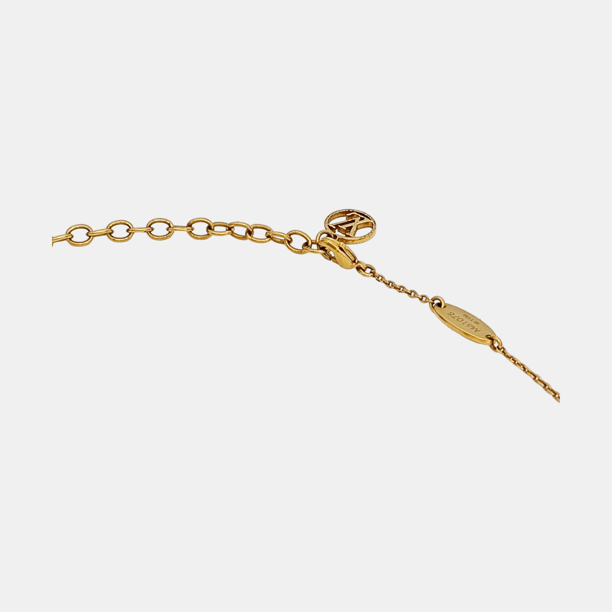 LV &amp; ME Brass Gold Necklace