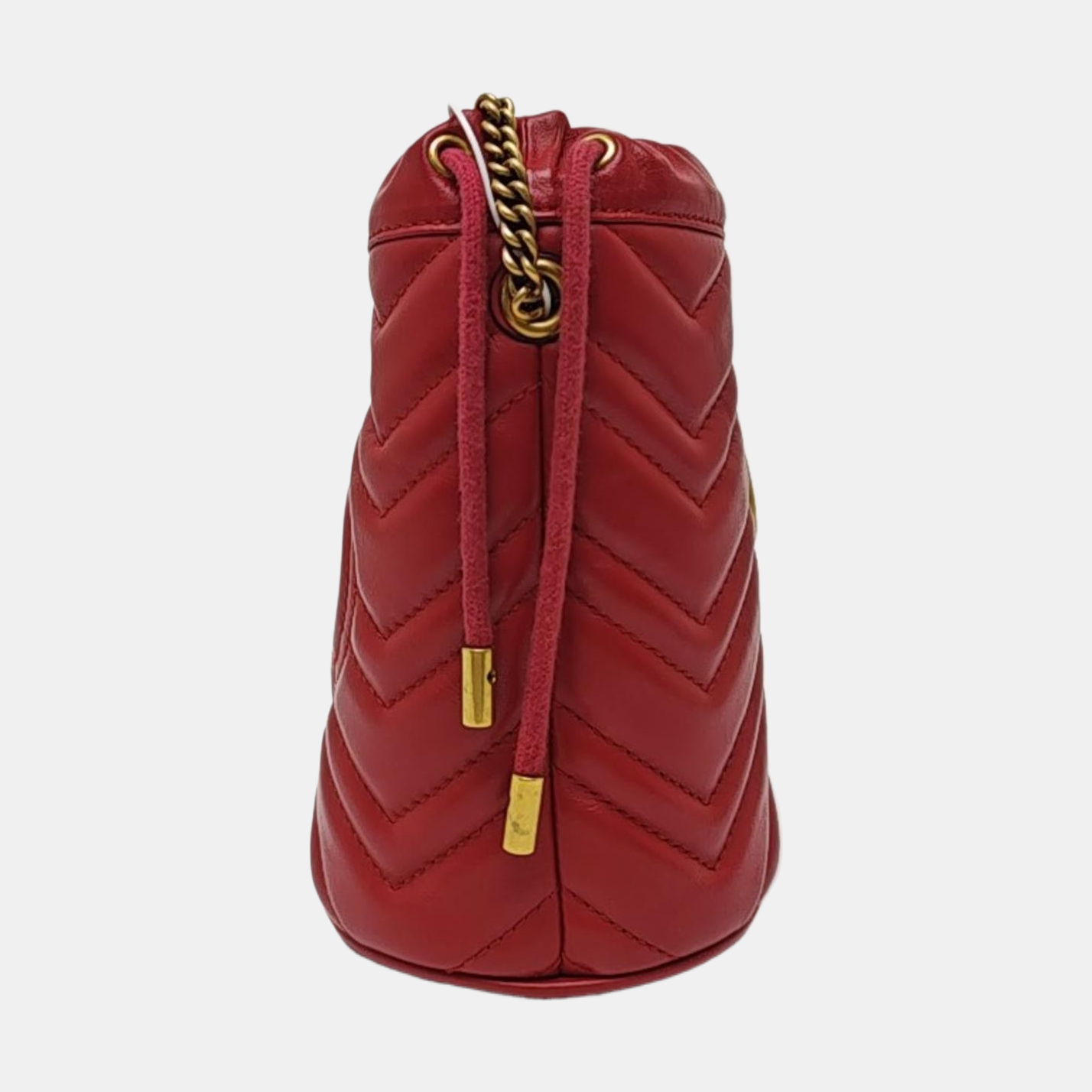 GG Marmont Mini Quilted Leather Red